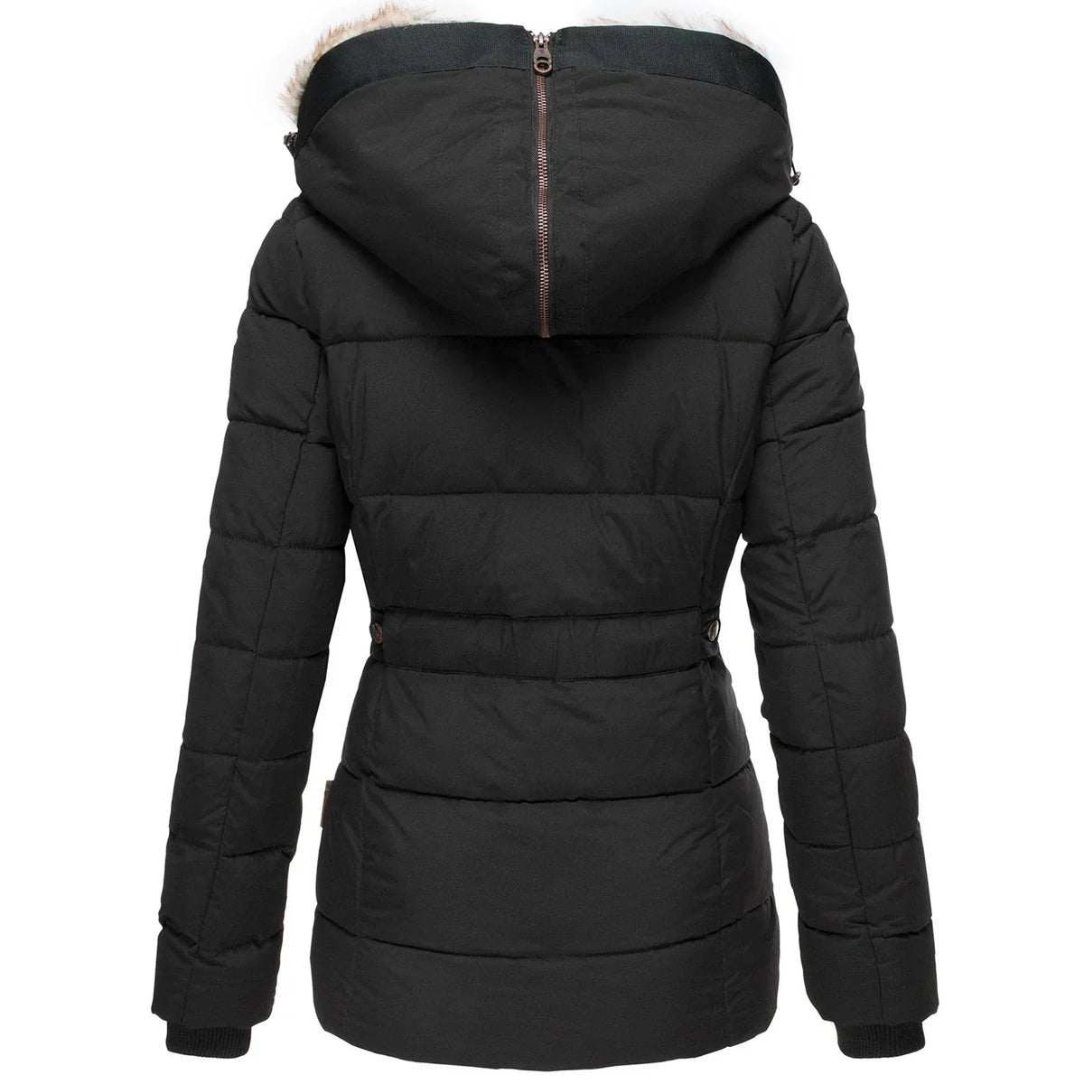 Cozy Insulated Winter Faux Fur Jacket for Cold Weather – view 3