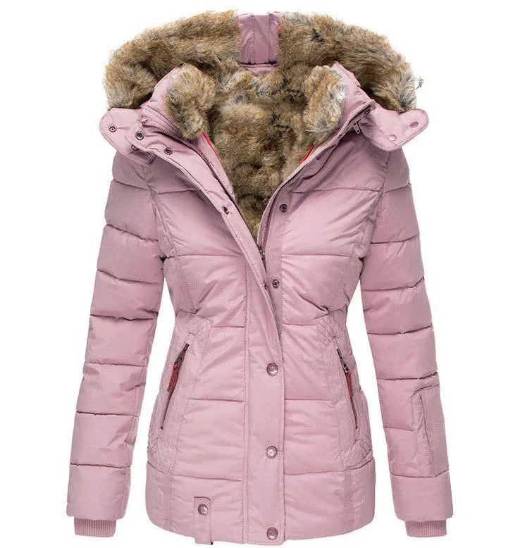 Cozy Insulated Winter Faux Fur Jacket for Cold Weather – view 6