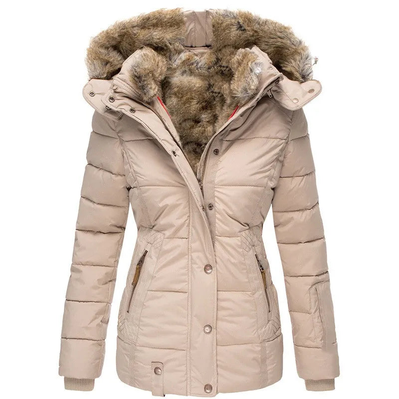Cozy Insulated Winter Faux Fur Jacket for Cold Weather – view 7