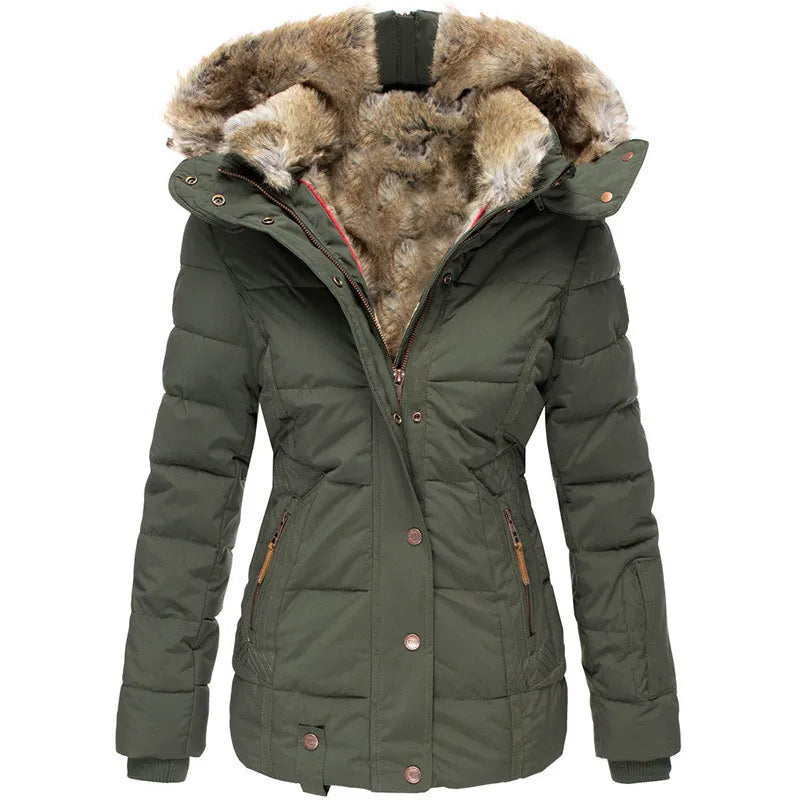 Cozy Insulated Winter Faux Fur Jacket for Cold Weather – view 8