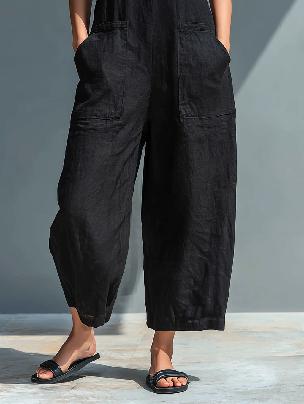 Briony Button-Up Sleeveless Jumpsuit - view 9