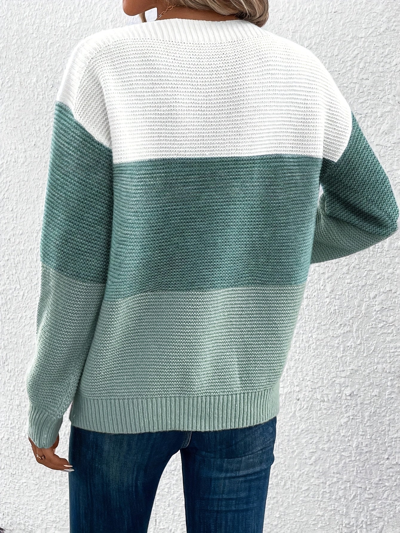 Cleo Boat Neck Drop Shoulder Sweater - view 5