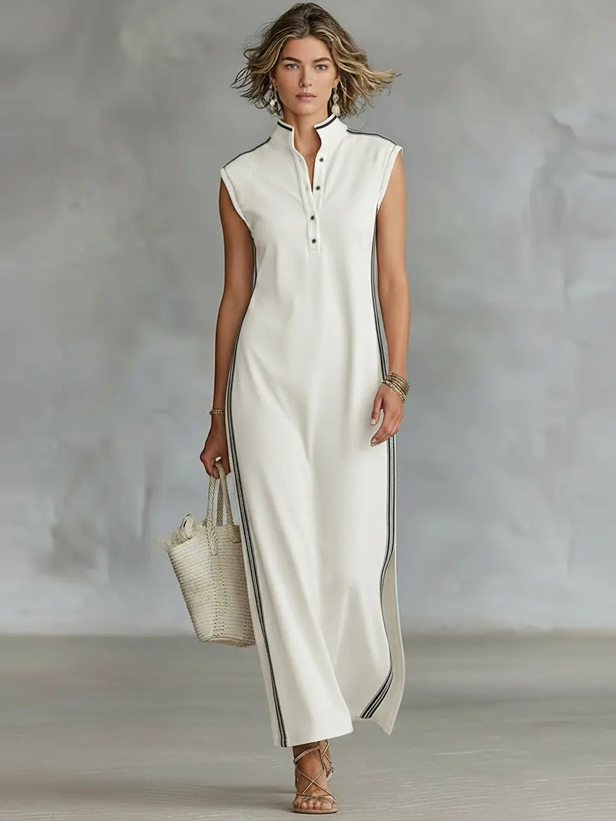 Tallulah Henley Sleeveless Maxi Dress - view 5