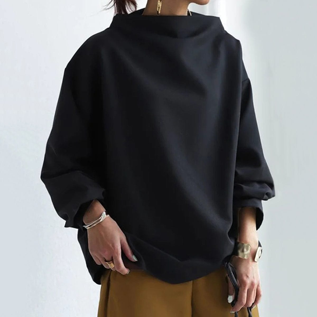 Elly – High-Neck Casual Top – view 6