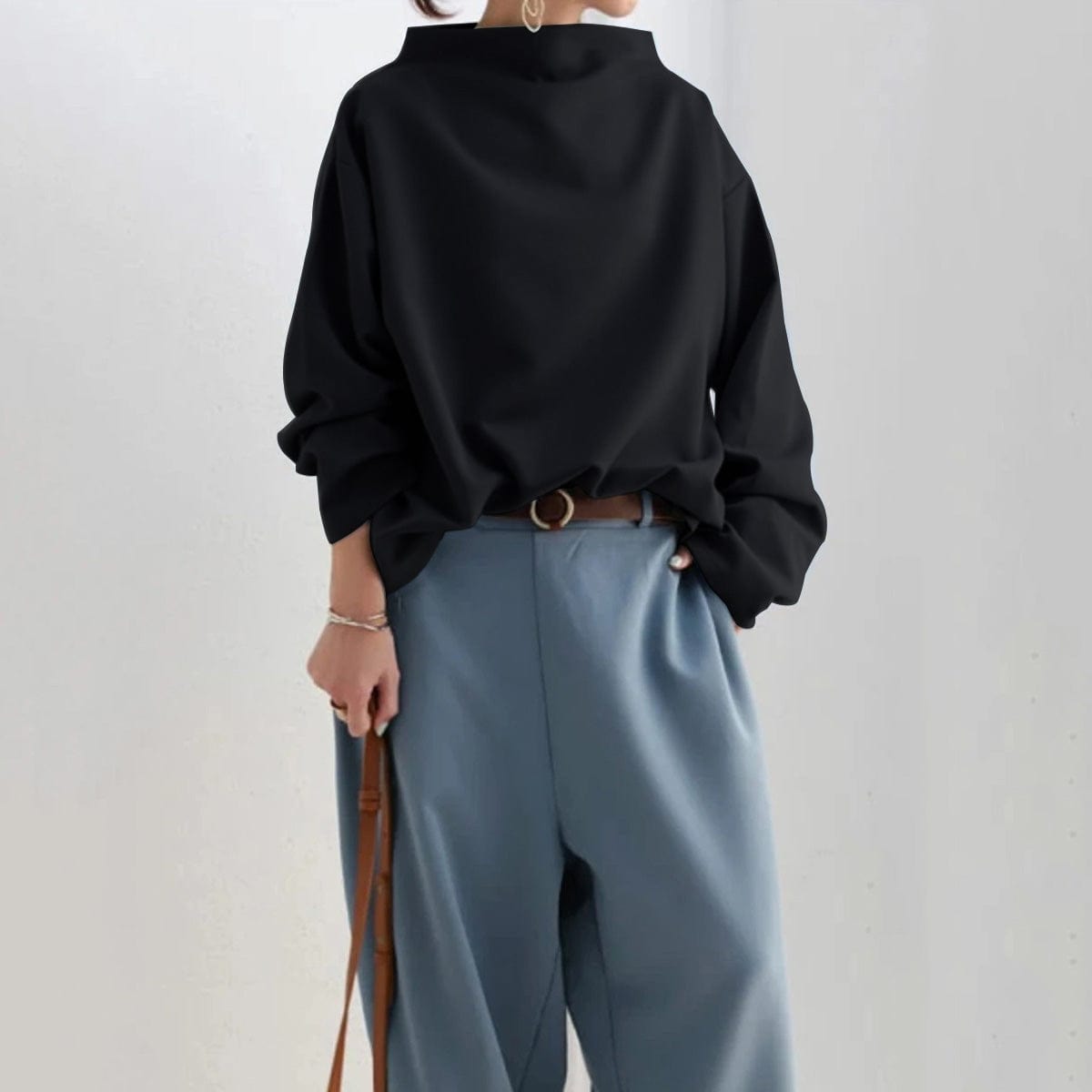 Elly – High-Neck Casual Top – view 7