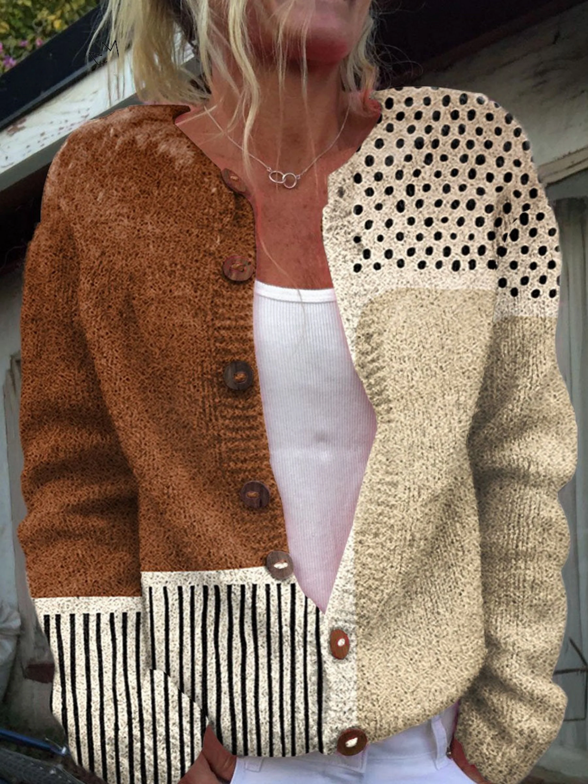 Eloise – Vintage Knit Cardigan Sweater