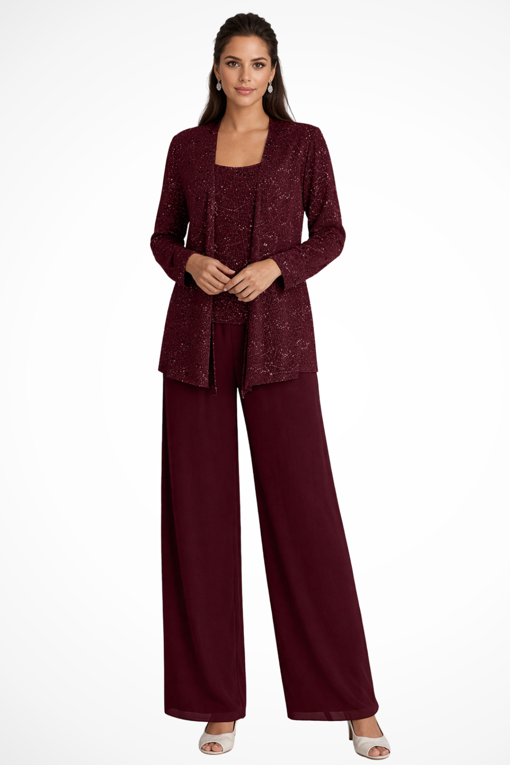 Elysia Women's Evening Set – Three-Piece Flowing Design for Formal Occasions – view 10