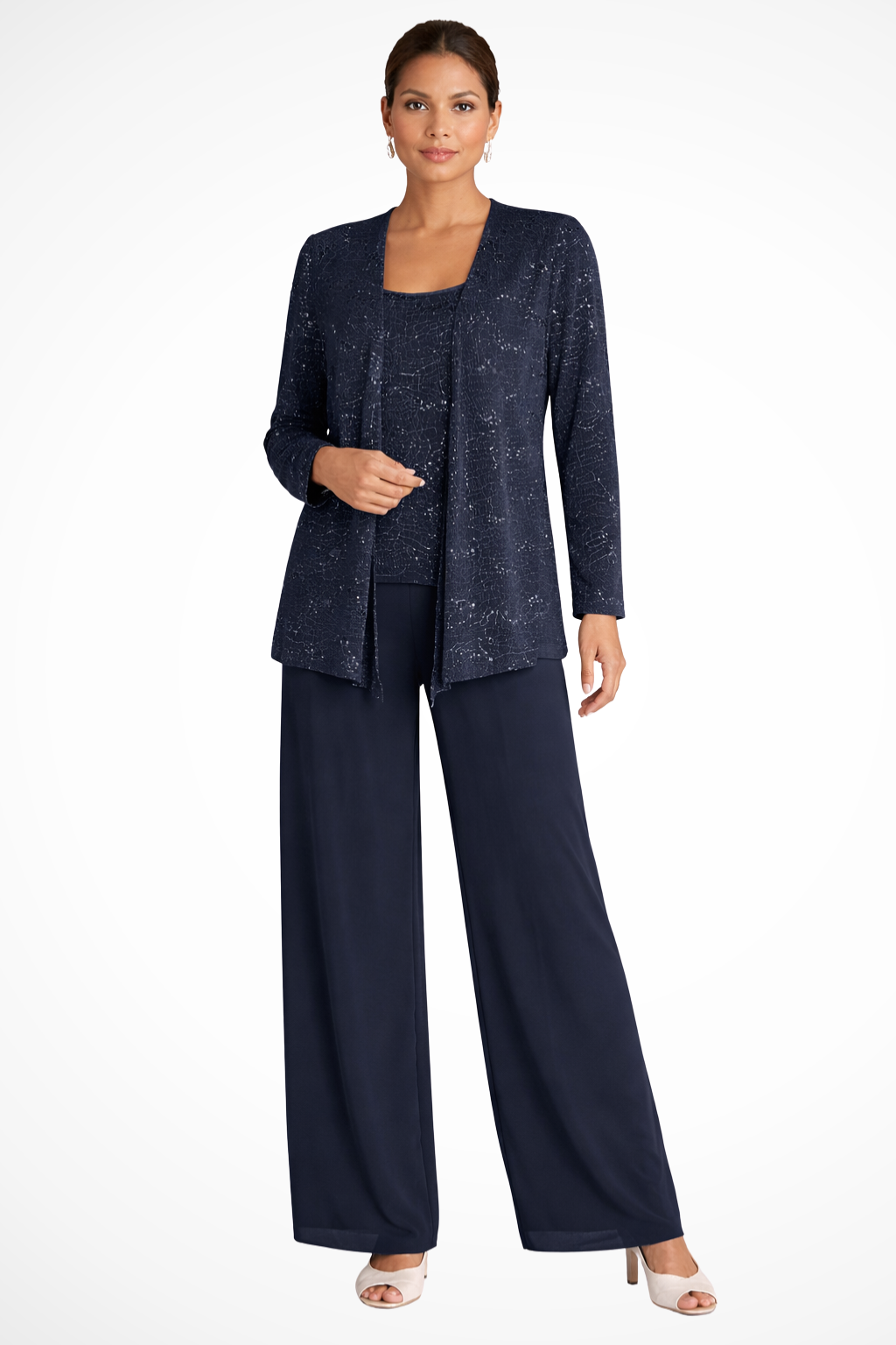 Elysia Women's Evening Set – Three-Piece Flowing Design for Formal Occasions – view 7