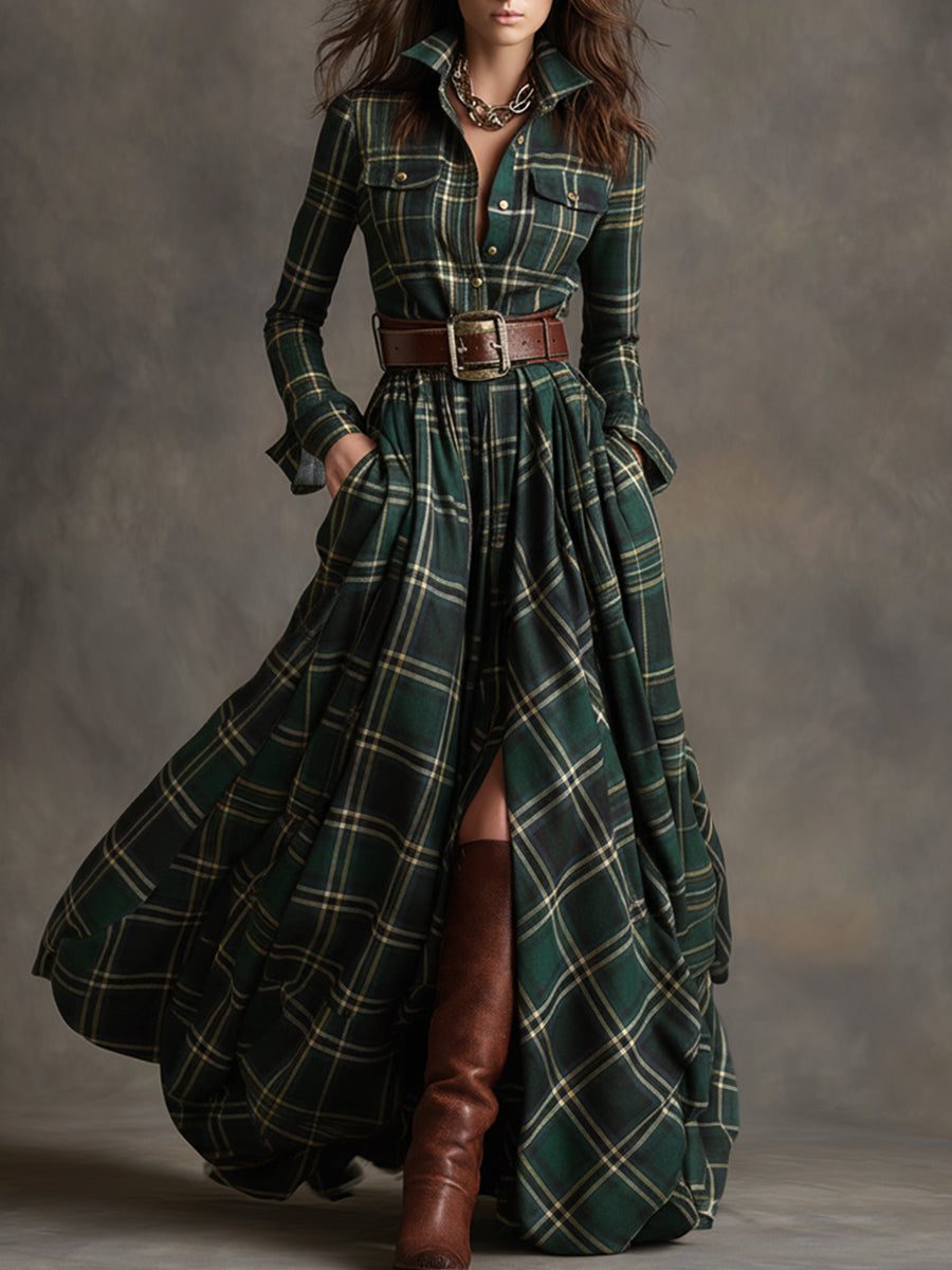 Evelyn – Classic Elegant Shirt Dress – view 10