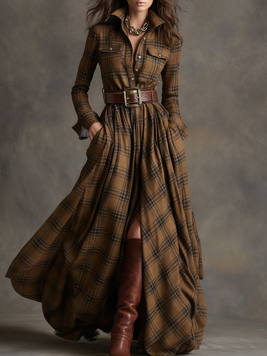 Evelyn – Classic Elegant Shirt Dress – view 11