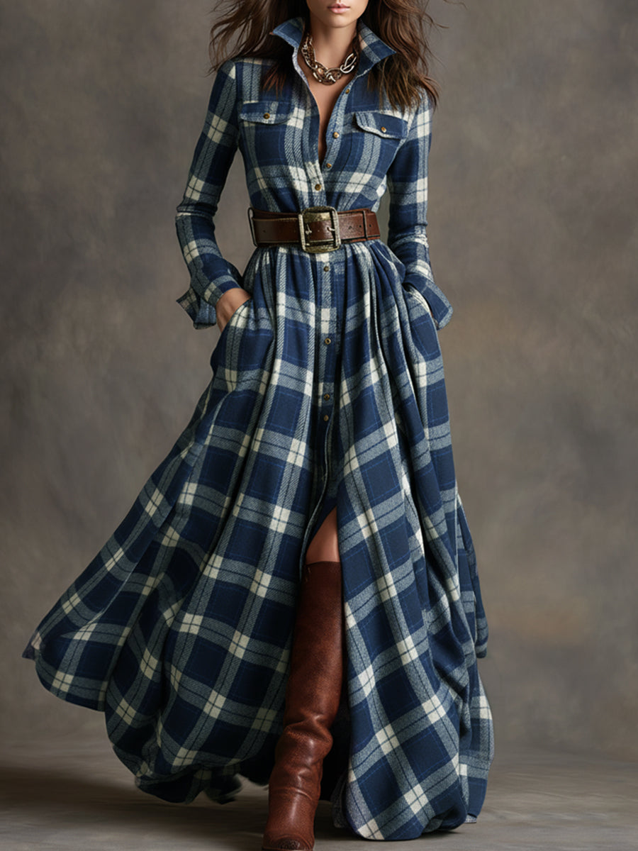 Evelyn – Classic Elegant Shirt Dress – view 12