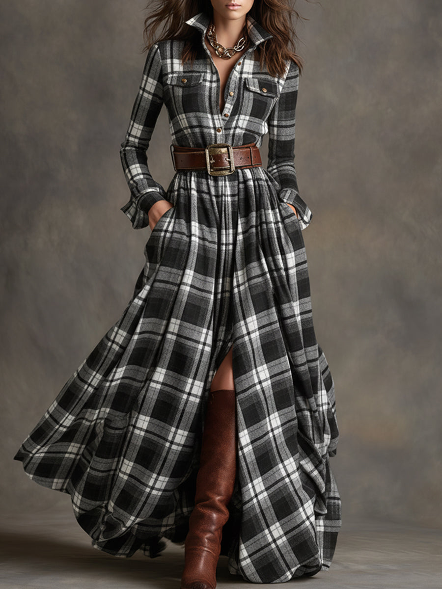 Evelyn – Classic Elegant Shirt Dress – view 13