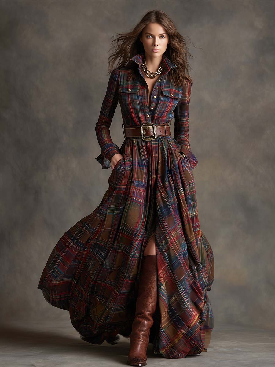 Evelyn – Classic Elegant Shirt Dress – view 2