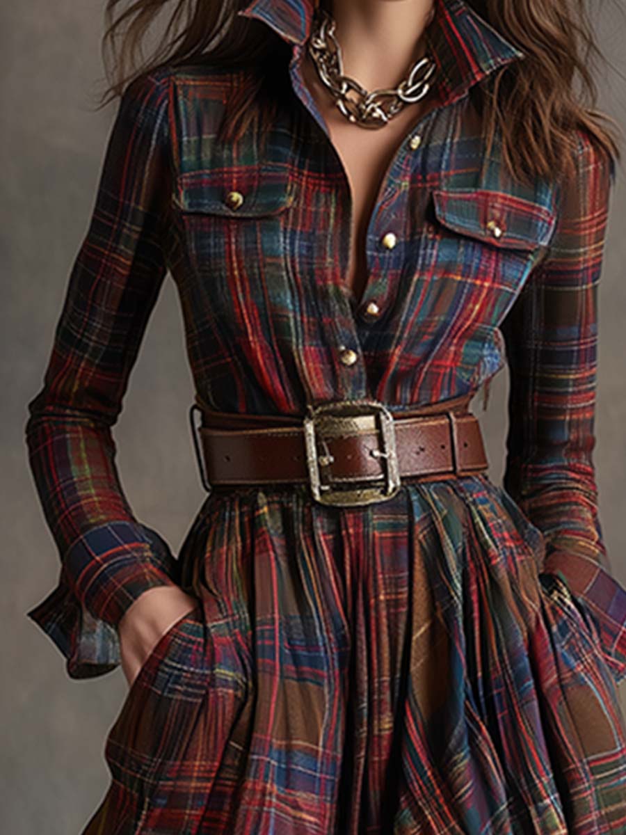 Evelyn – Classic Elegant Shirt Dress – view 3