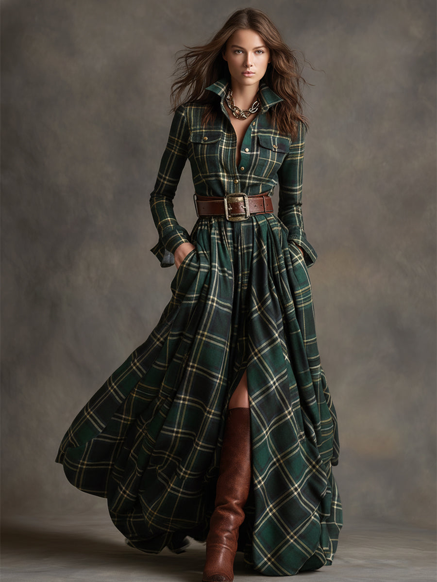 Evelyn – Classic Elegant Shirt Dress – view 5