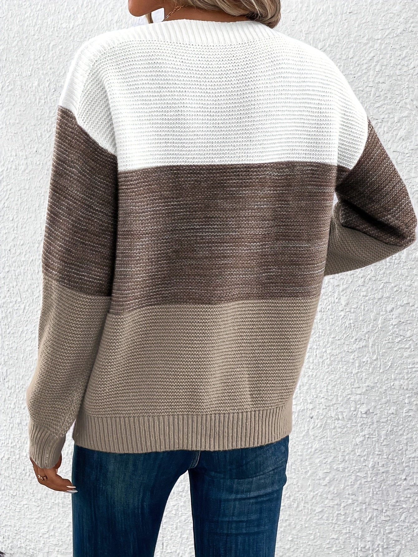 Cleo Boat Neck Drop Shoulder Sweater - view 7