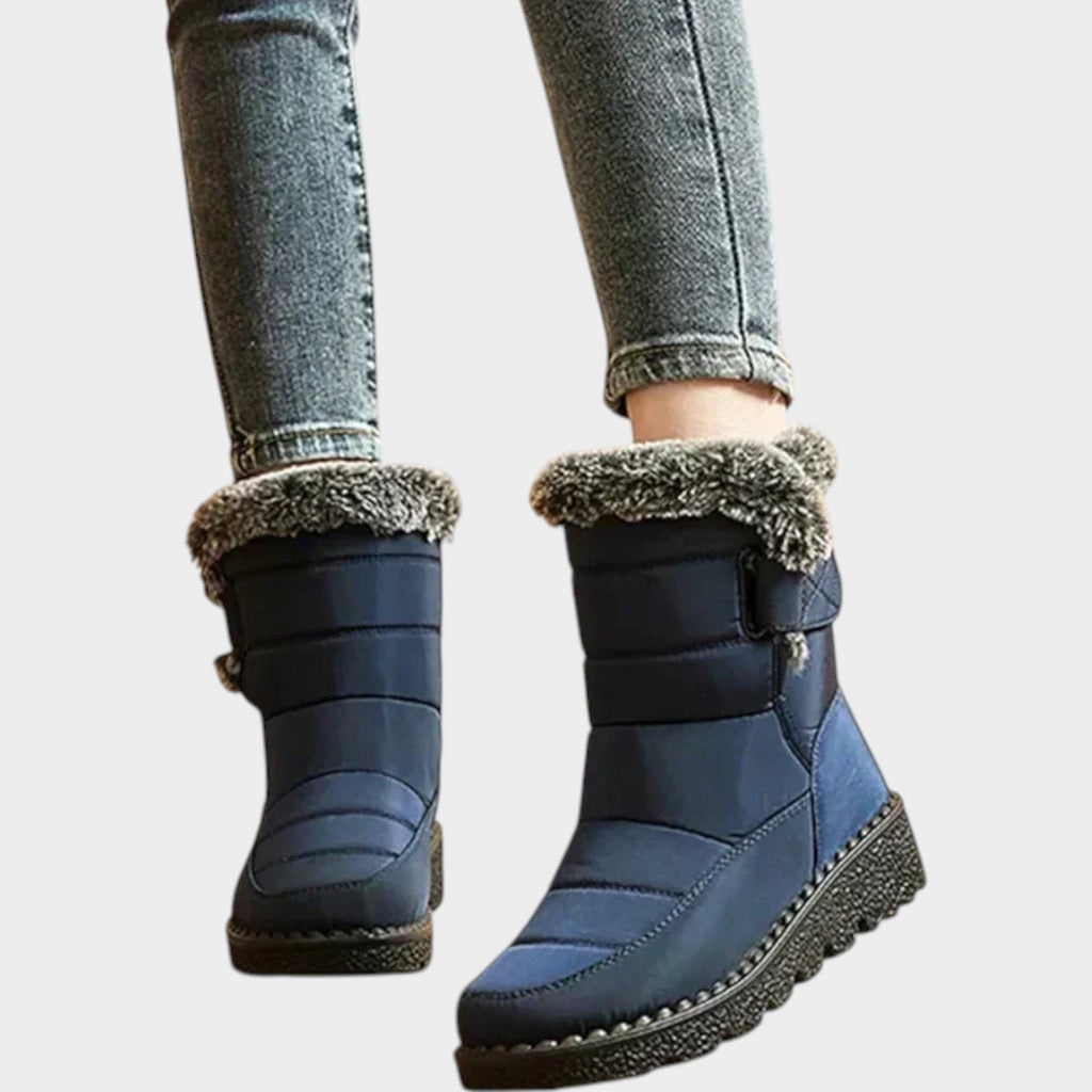 Women's Waterproof Snow Boots Fur Lining Slip Resistant