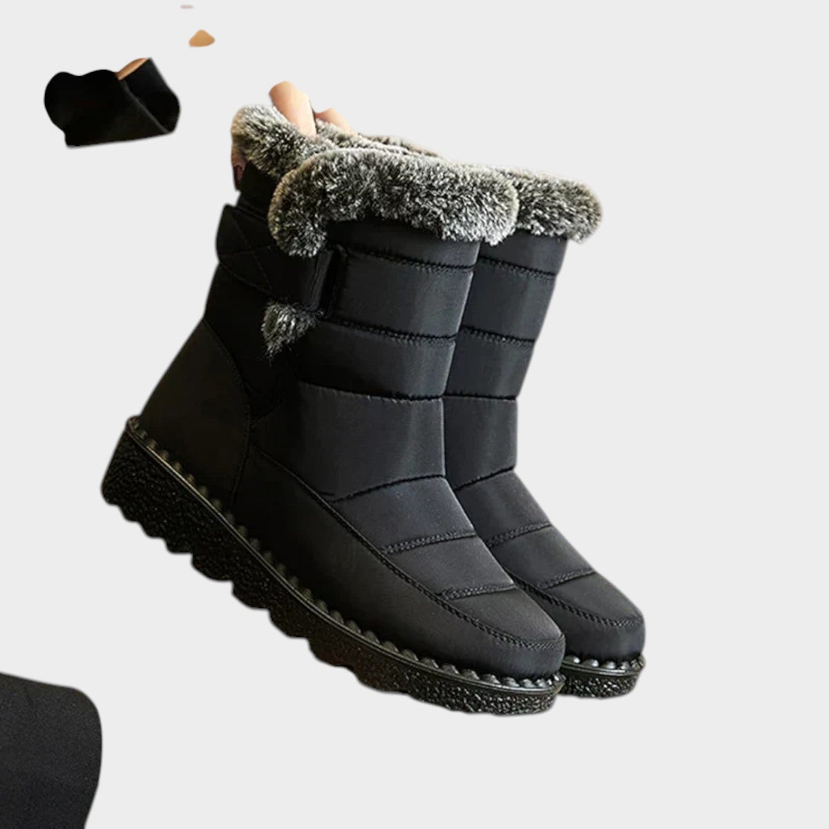 Women's Water-Resistant Snow Boots Faux Fur Lining Slip Resistant – view 4