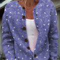 Ines Button Front Round Neck Cardigan - view 4