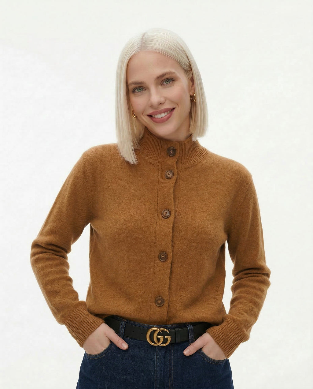 Lara Collared Button Front Cardigan - view 2