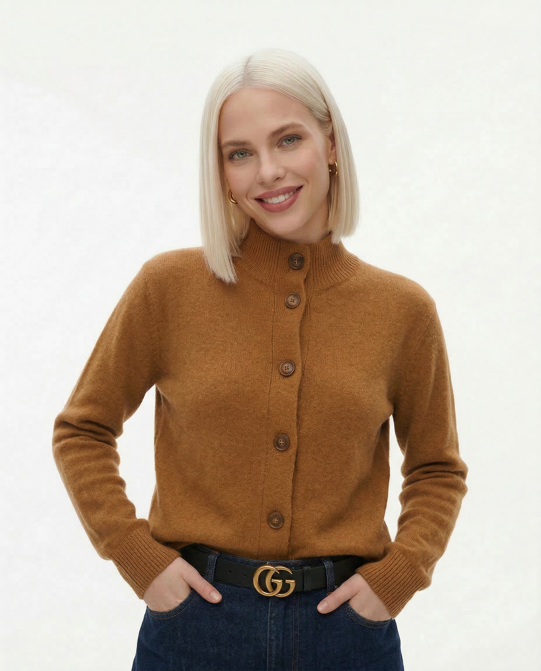 Lara Collared Button Front Cardigan - view 2