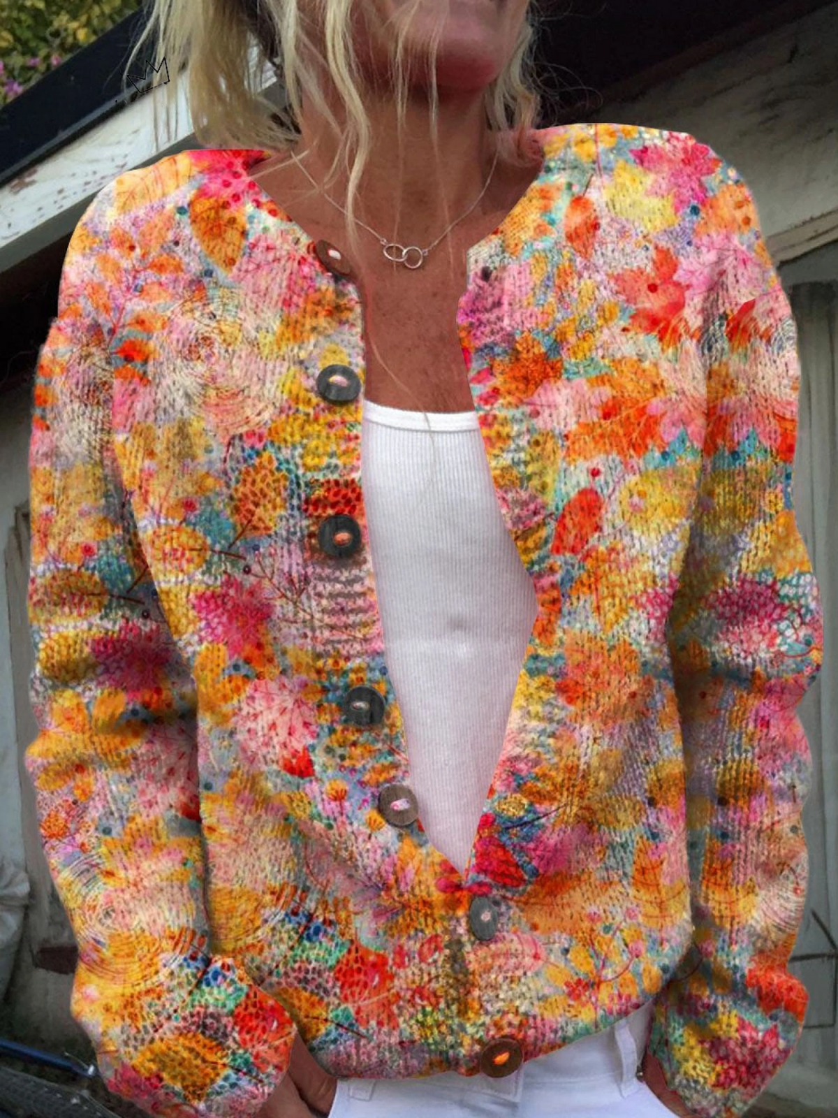 Helena – Vintage Knit Cardigan Sweater