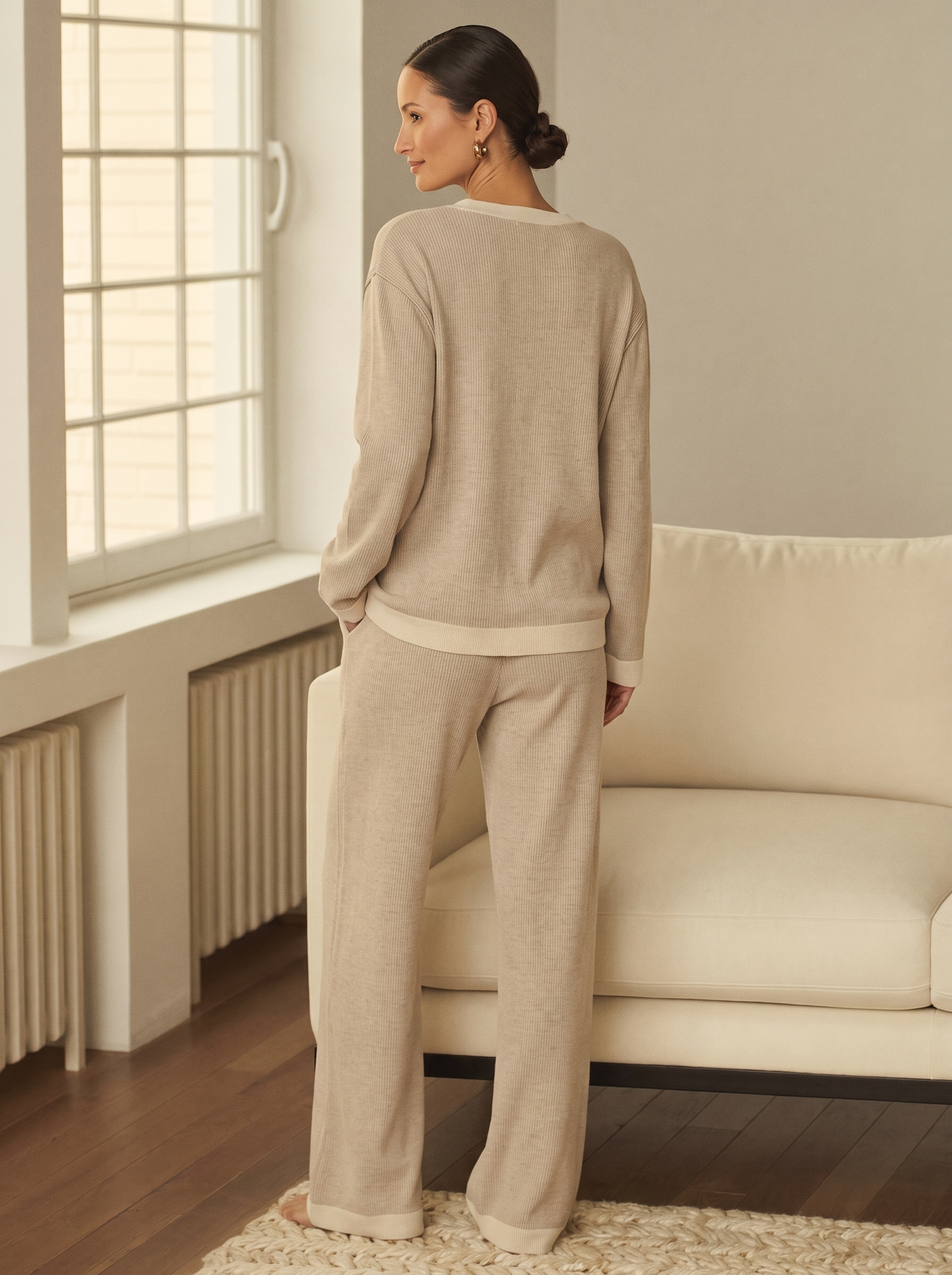 Ribbed Knit Loungewear Set – Wren