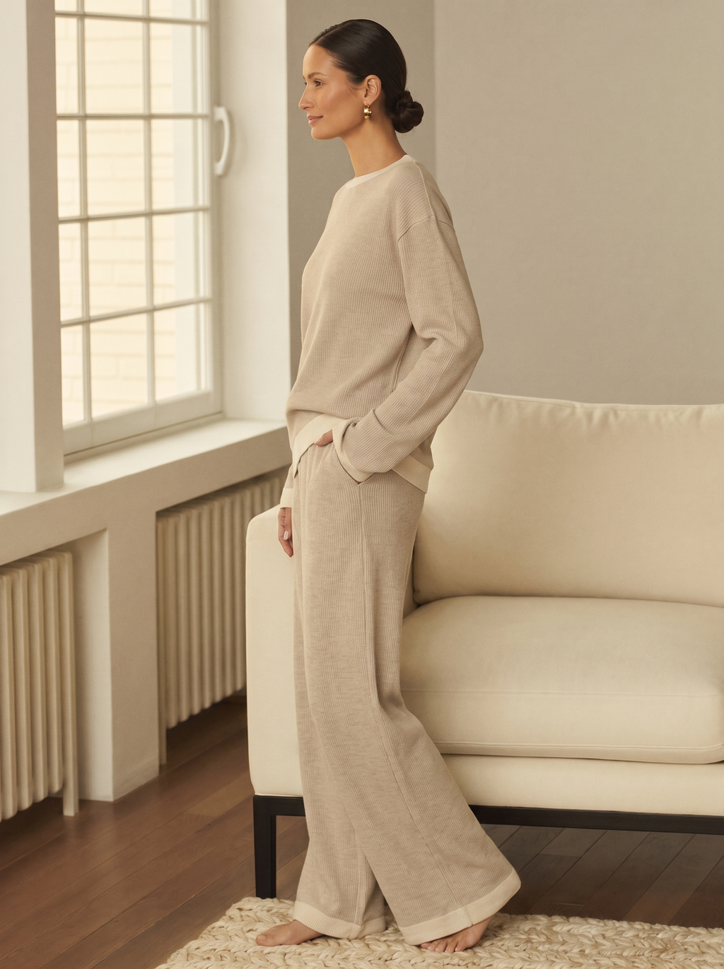 Ribbed Knit Loungewear Set – Wren