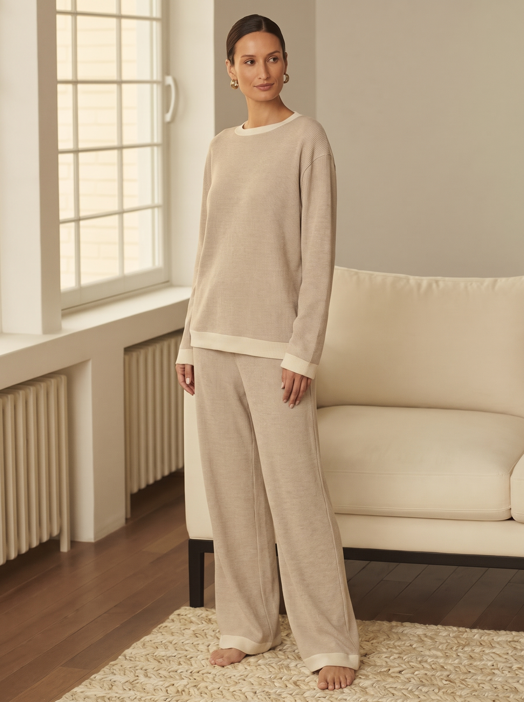 Ribbed Knit Loungewear Set – Wren