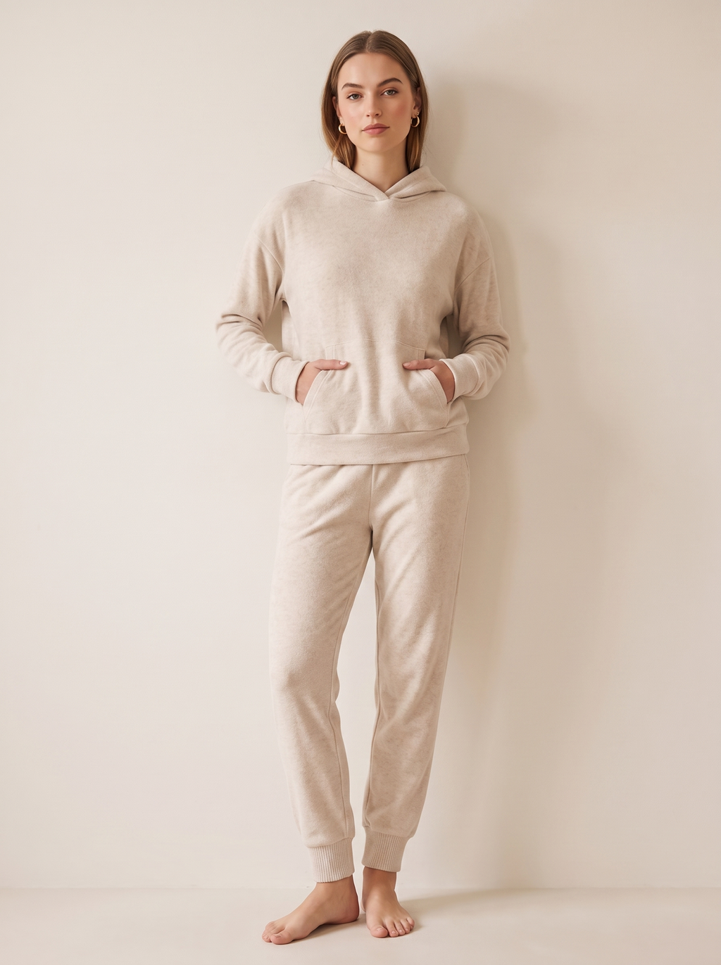 Fleece Hoodie & Jogger Set – Della