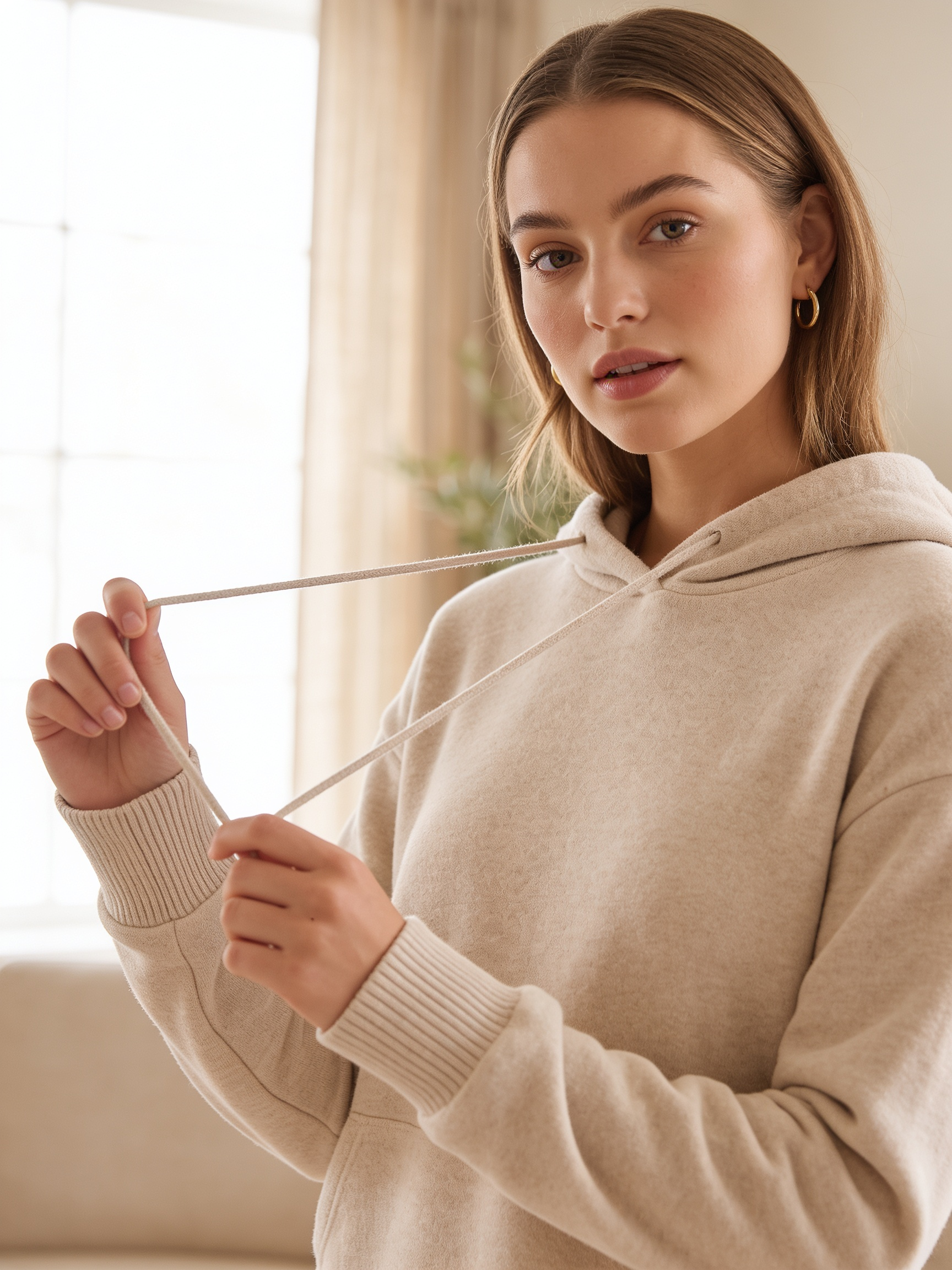 Fleece Hoodie & Jogger Set – Della