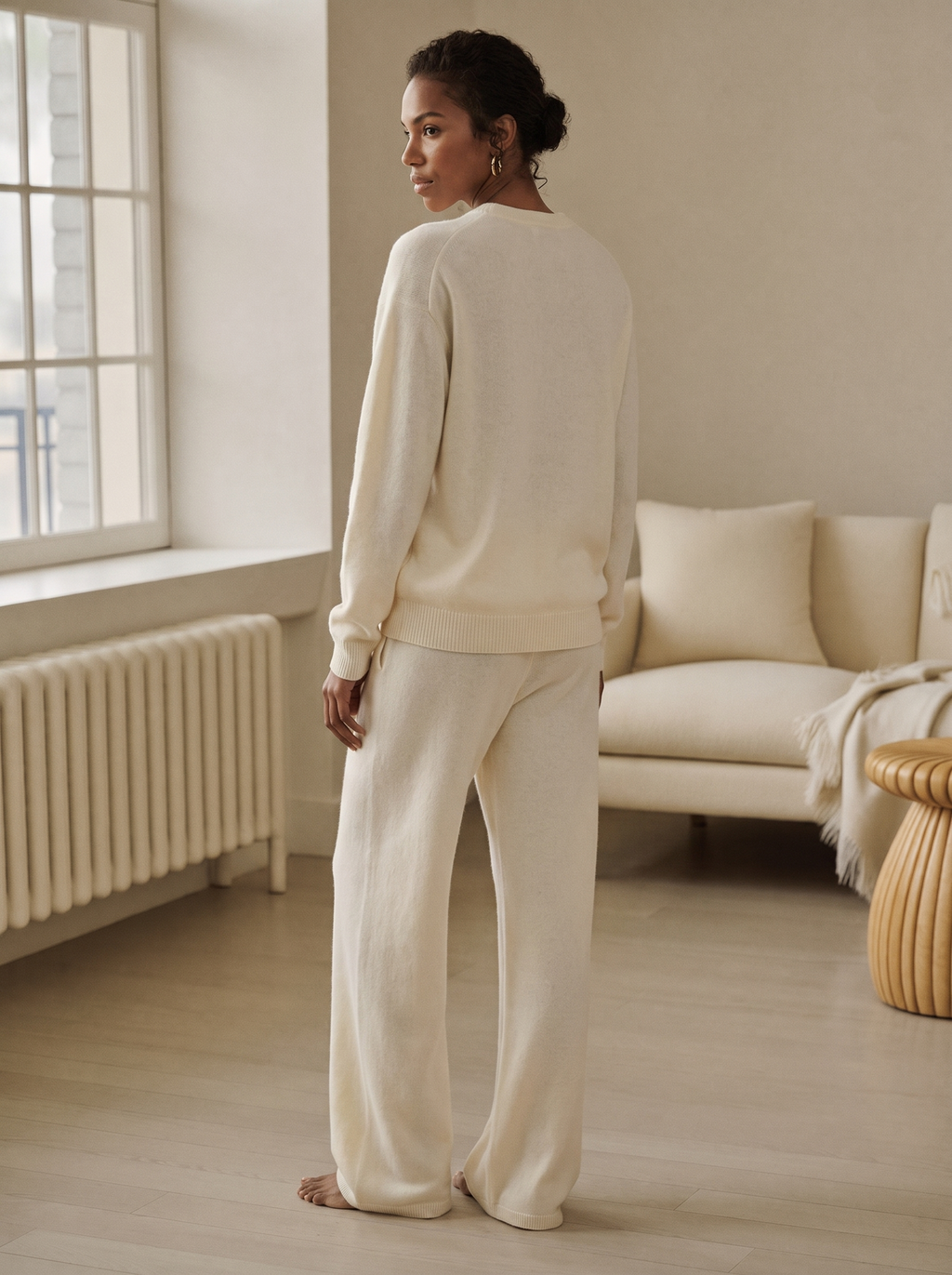 Cashmere-Blend Knit Lounge Set – Sloane