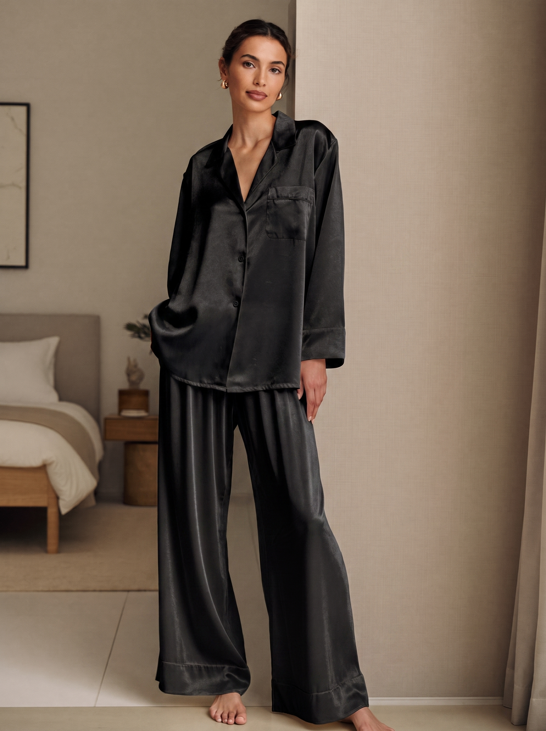 Satin Pajama Set – Nova
