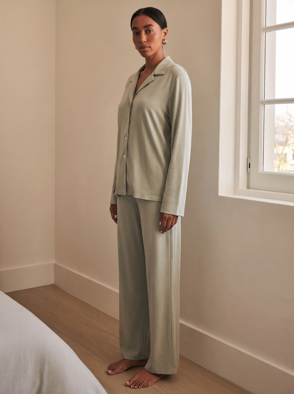 Modal Long Pajama Set – Juniper