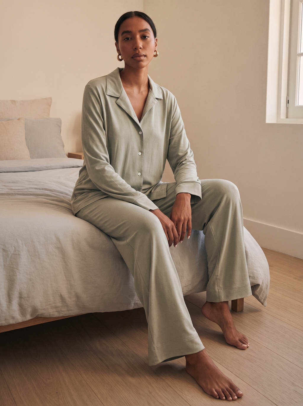 Modal Long Pajama Set – Juniper