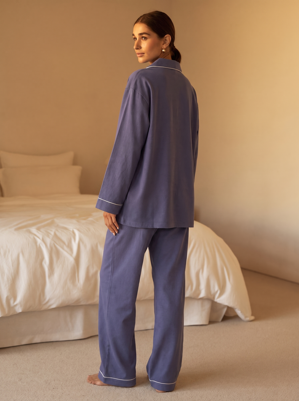 Brushed Cotton Pajama Set – Lena