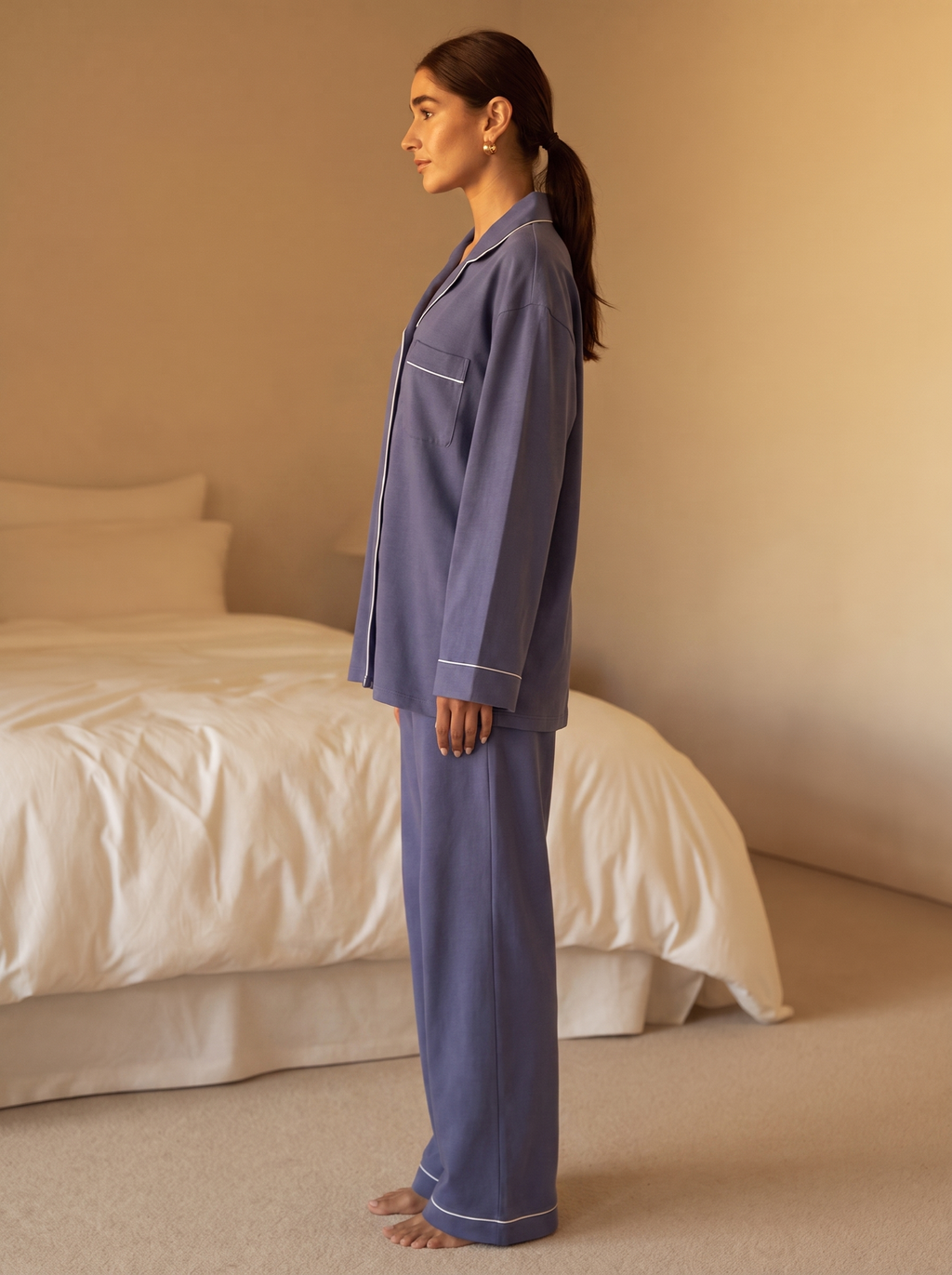 Brushed Cotton Pajama Set – Lena