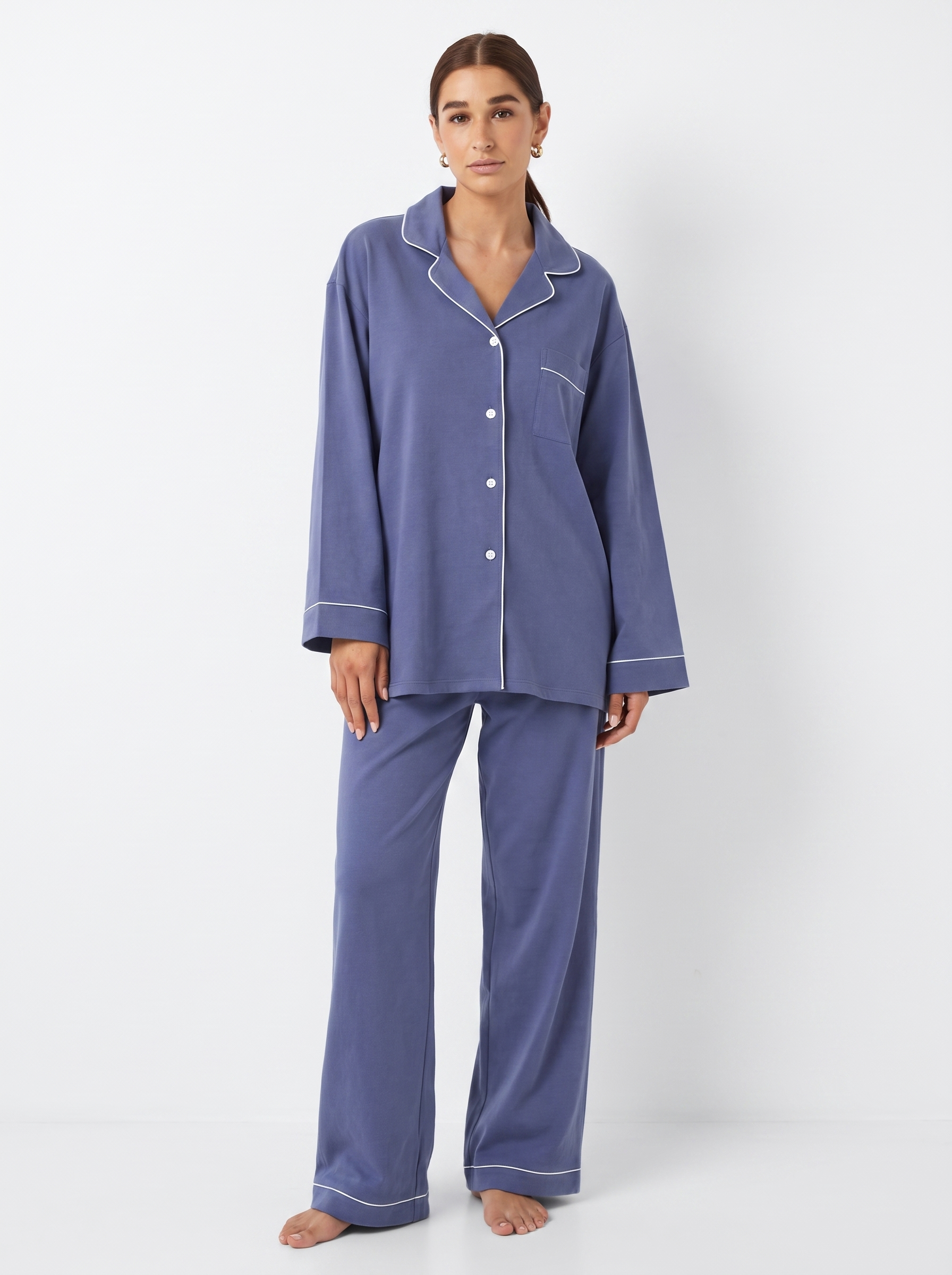 Brushed Cotton Pajama Set – Lena