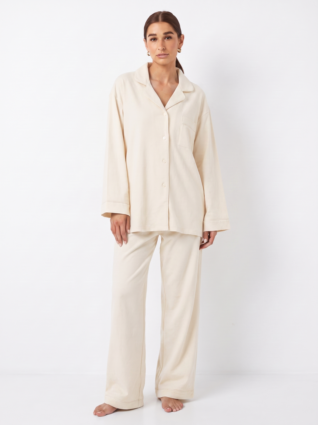 Brushed Cotton Pajama Set – Lena
