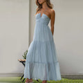 Annika Tiered Halter Maxi Dress - view 6