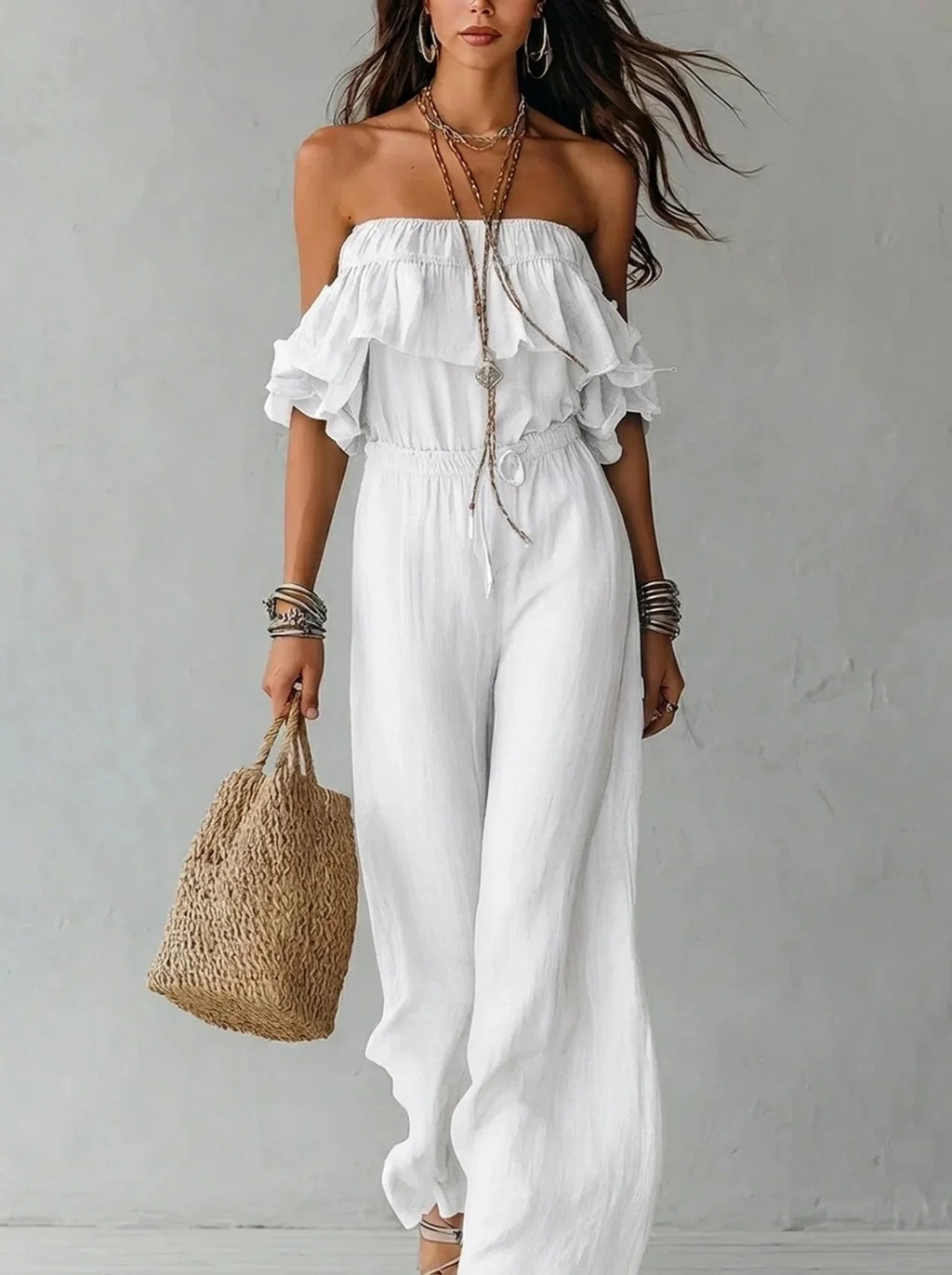 Junia Sleeveless Wide-Leg Jumpsuit - view 5