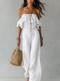 Junia Sleeveless Wide-Leg Jumpsuit - view 5