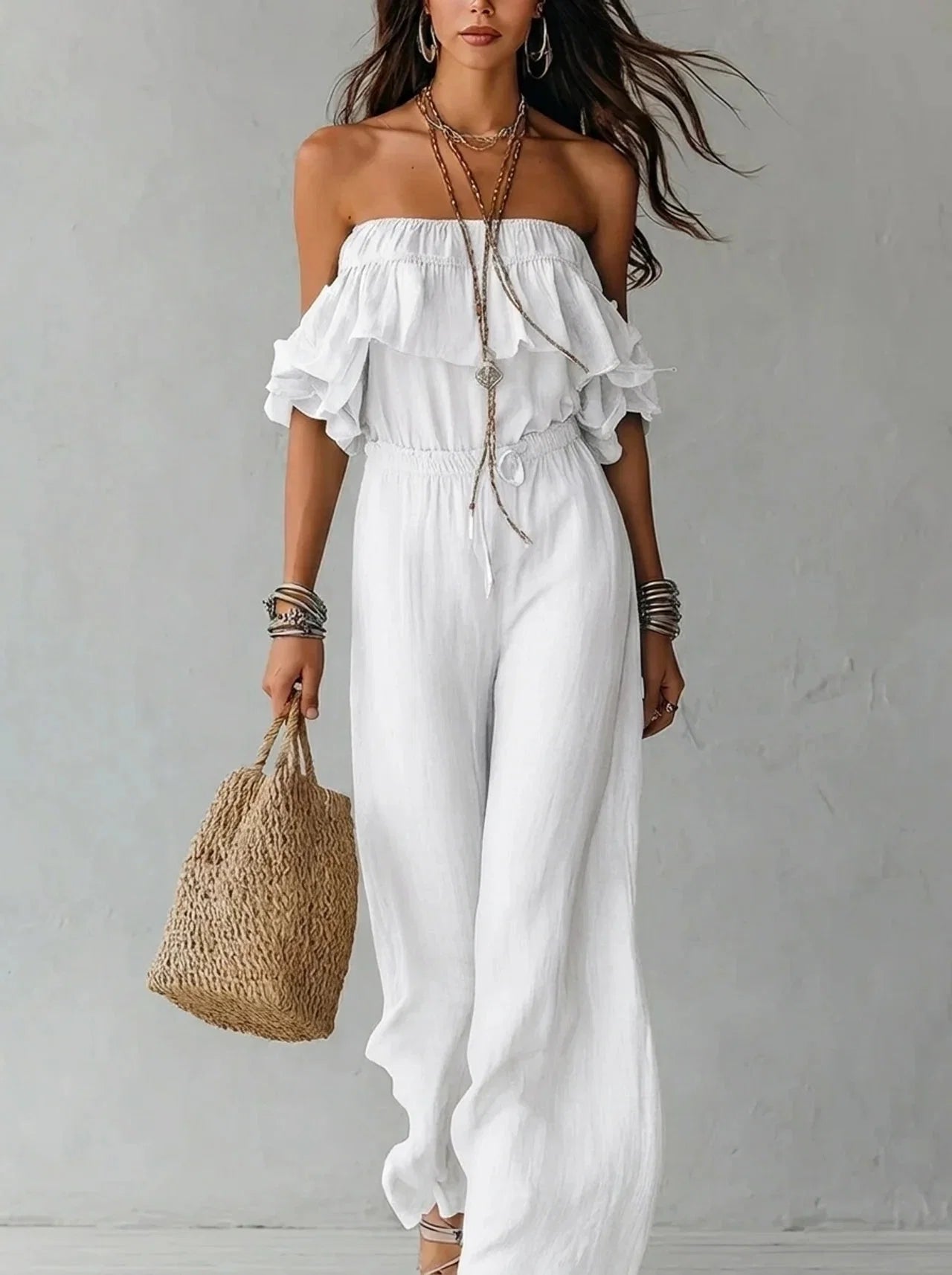 Junia Sleeveless Wide-Leg Jumpsuit - view 5