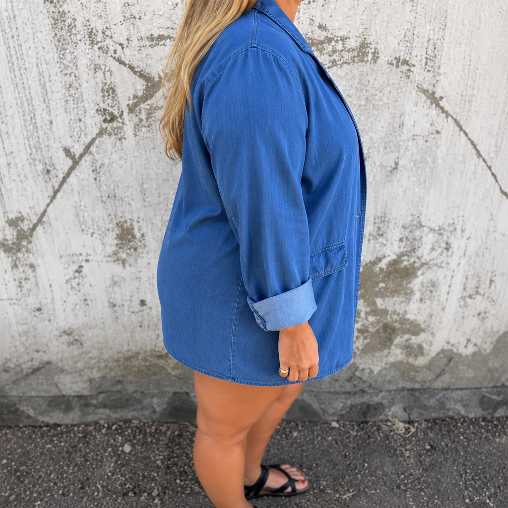 Sarah | Effortless Denim Blazer