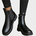 Women’s Leather Chelsea Boots Classic Slip On Design