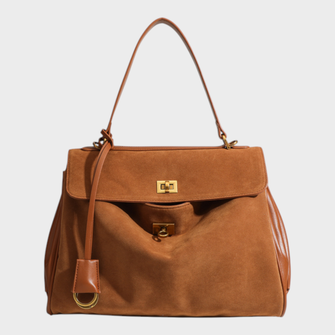 Libby – Minimalist Soft Faux Leather Handbag – view 11