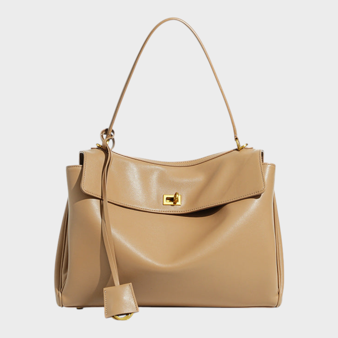 Libby – Minimalist Soft Faux Leather Handbag – view 7