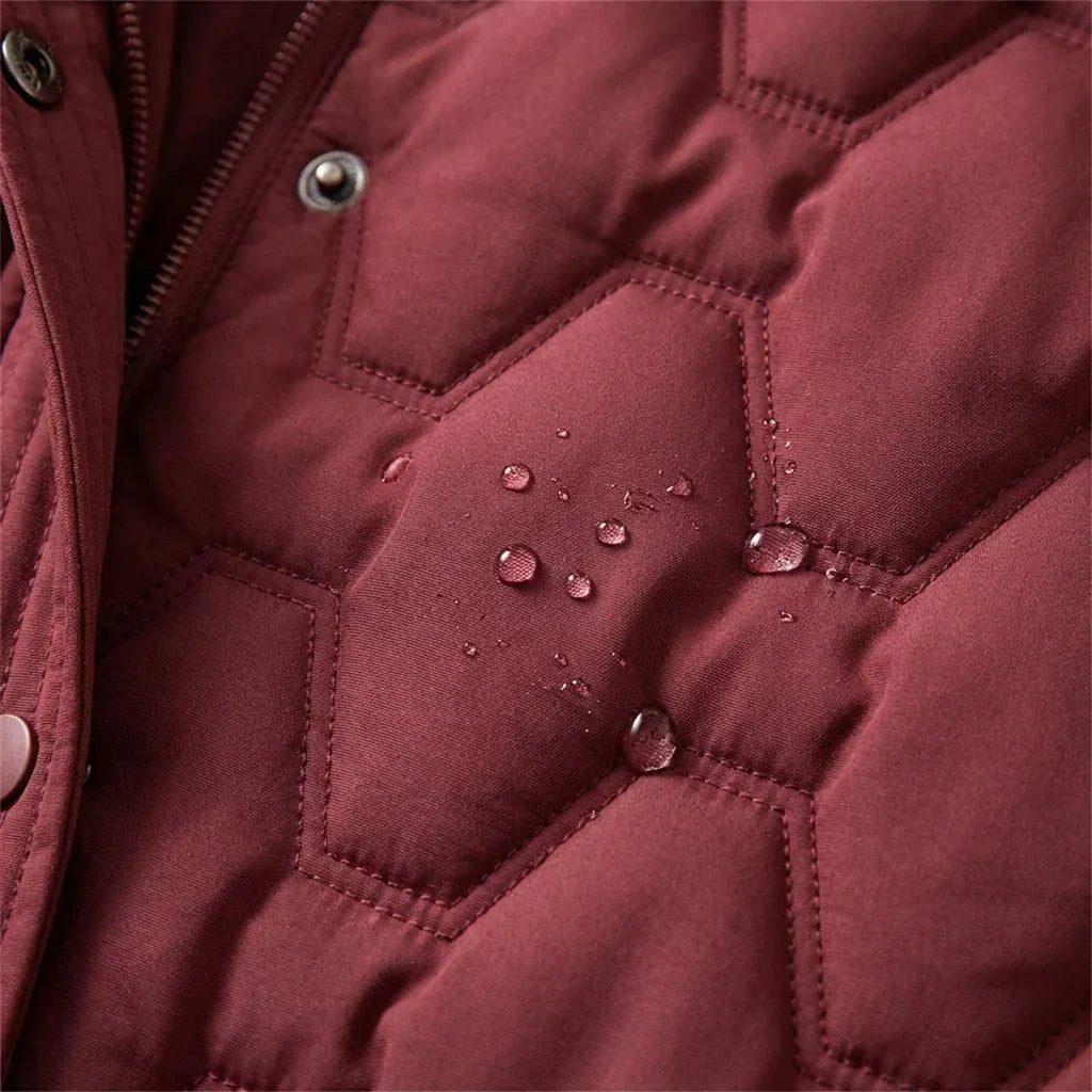Lizza – Longline Hooded Padded Coat – view 5