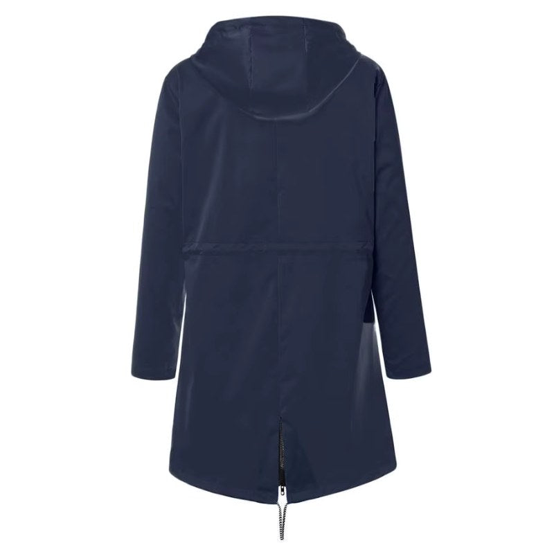 Lorraine | Women's Hooded Lightweight Raincoat, Water-Resistant Windproof Coat