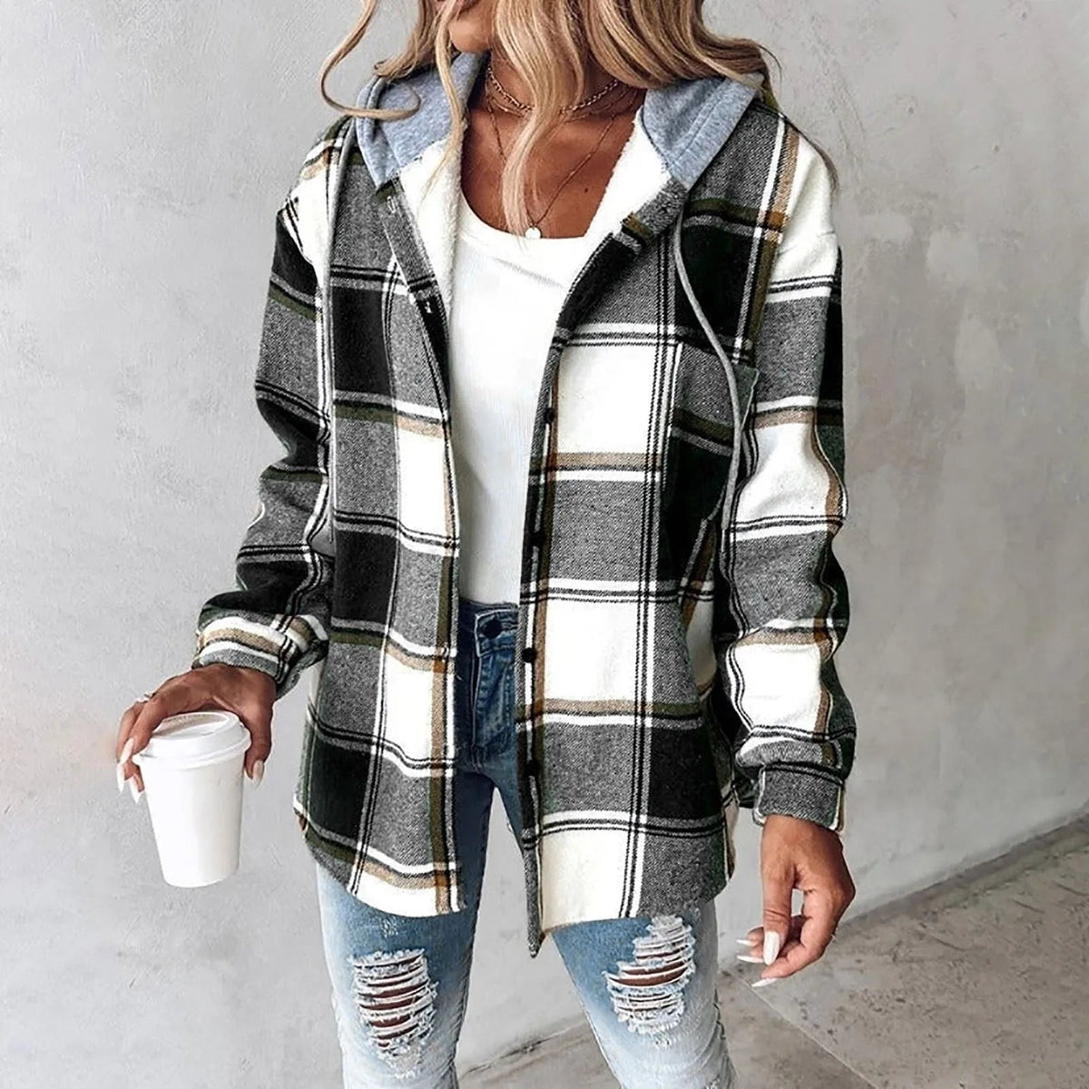 Louise – Autumn Jacket with Tailored Shape and Warm Feel for Women – view 4